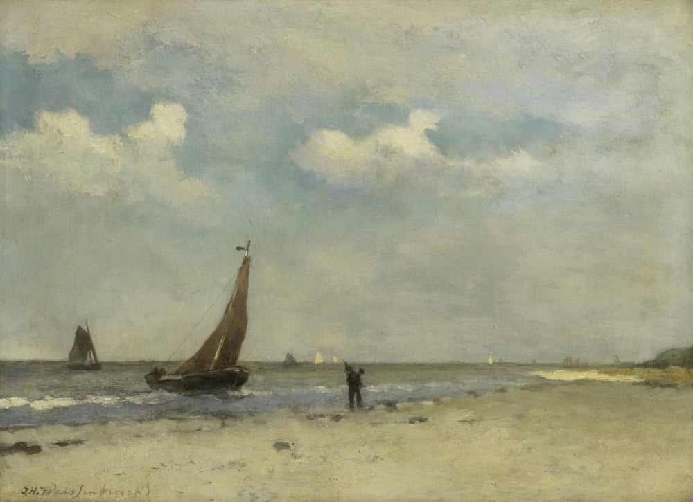 Beach Scene Canvas Art - (24 x 18)