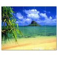 thumbnail image 1 of Beach Scene Ceramic Tile Mural Kitchen Backsplash Bathroom Shower, 404064-XL54, 1 of 3