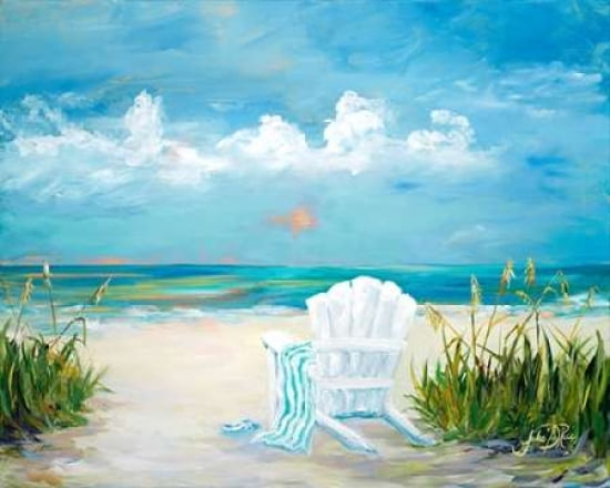 Beach Scene II Canvas Art - Julie DeRice (24 x 30)