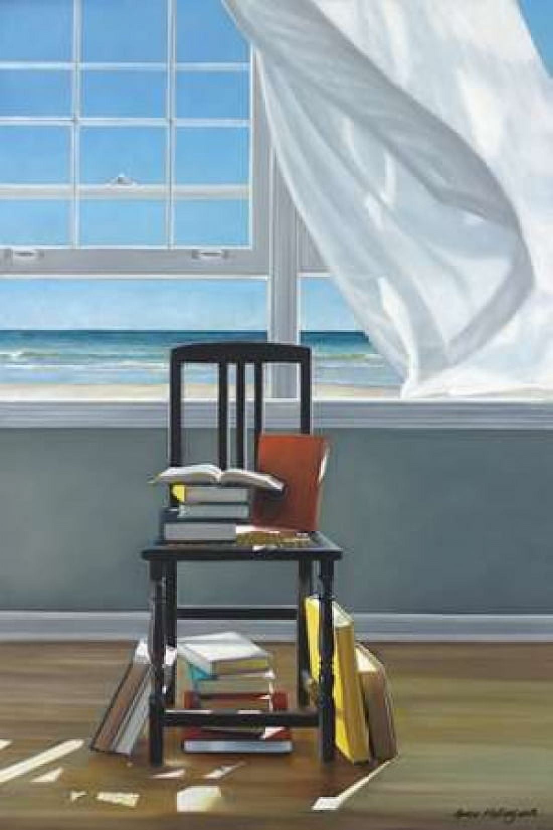 Beach Scholar Canvas Art - Karen Hollingsworth (24 x 36)