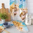 thumbnail image 1 of Beach Sea Star Shells Blue Sky Microfiber Cleaning Cloths Hand Towels Dishcloth Utensils For Kitchen House Things Wipe Towel, 1 of 6