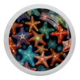 thumbnail image 1 of Beach Sea Starfish Crystal Glass Drawer Knob Pull Ergonomic 30mm Circle Glowing Furniture Cabinet Handle for Kitchen Dresser Cupboard Wardrobe, 1 of 7