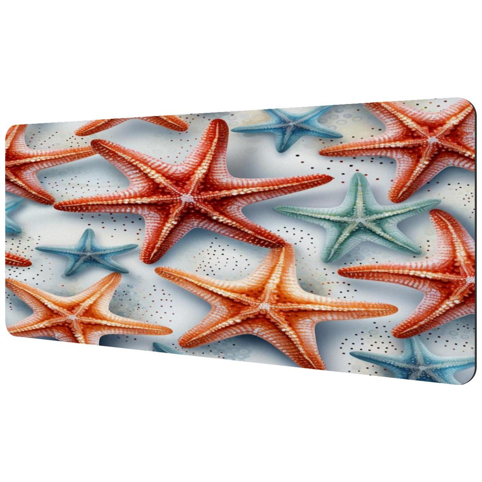 Beach Sea Starfish Mouse Pad, Large Mousepad for Office Home Laptop