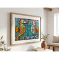 089150 Beach Seahorse Folk Mediterranean Nautical Sealife House Ocean Nursery ...