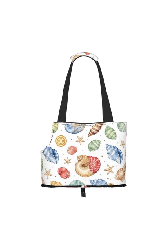 Beach Seashell Pet Tote Bag Lightweight Shoulder Bag for Shopping and Travel