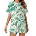thumbnail image 1 of Beach Seashell Starfish 2 Pack Women’s Pajama Set Print Sleepwear And Shorts Y2k Loungewear Sets S-5XL, 1 of 7