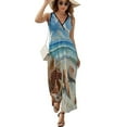 thumbnail image 1 of Beach Seashell Starfish Art Sleeveless Dress Women's Summer Suit Dresses for Women 2025 Luxury Party Dress, 1 of 7