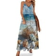 thumbnail image 1 of Beach Seashell Starfish Sleeveless Dress Woman Fashion Long Dresses Women's Summer Suit Dress Summer 2025 Women, 1 of 7
