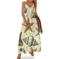 thumbnail image 1 of Beach Seashell Starfish Sleeveless Dress Women's Luxury Party Dress Birthday Dresses for Women, 1 of 7