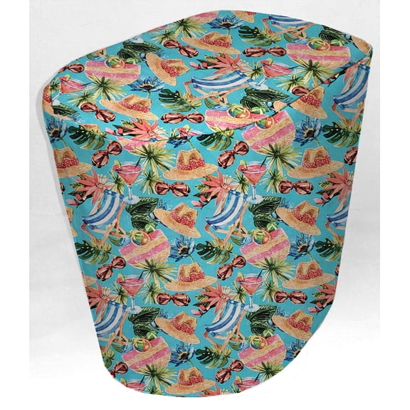 Beach Seaside Food Processor Cover by Penny's Needful Things (Small, Tropical)