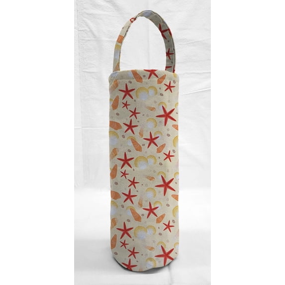 Beach Seaside Wine Bottle Gift Bag (Sandy Seashells)