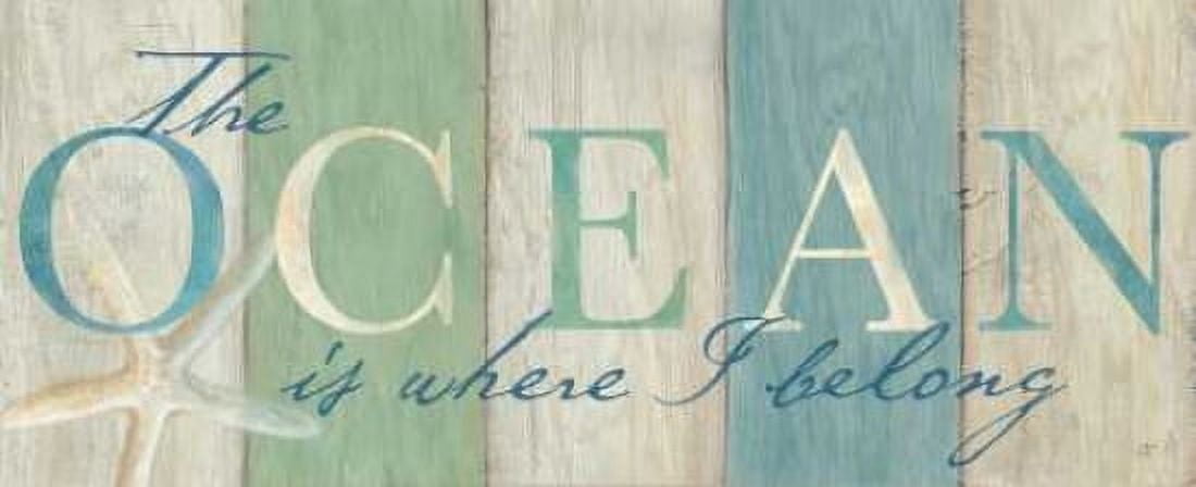 Beach Sentiment Signs II Canvas Art - Cynthia Coulter (10 x 20)