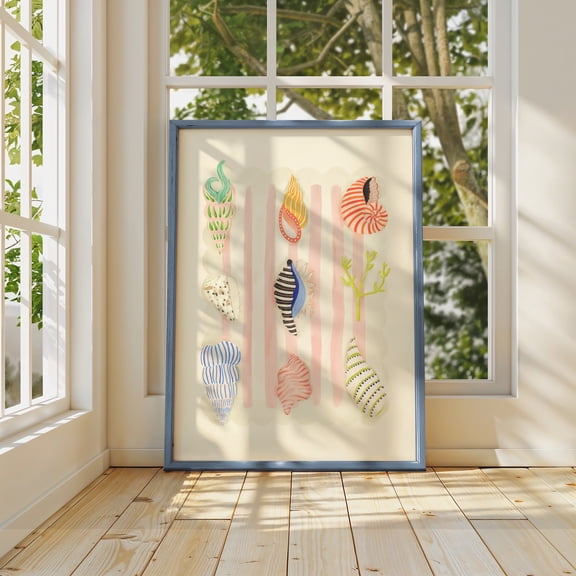 Beach Shell Office Poster , Poster Print Only