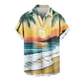 thumbnail image 1 of Beach Shirt Men's Hawaiian Shirt Short Sleeve Button Tropical Shirt Casual,Multicolor,S, 1 of 5