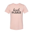 thumbnail image 1 of Beach Shirt, Beach Please, Tropical Shirt, Unisex Fit, Beach Apparel, Vacation Shirt, Gift For Her, Vacay Shirt, Super Soft, Beach Vibes, Peach, SMALL, 1 of 1