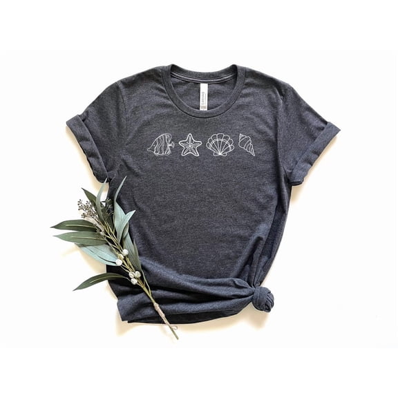 Beach Shirts For Women, T-Shirts Summer, Men Beach Shirt, Sunshine And Seashells Shirt, Shirts Summer, Summer Mood, Summer Shirt, Full Size S-5XL