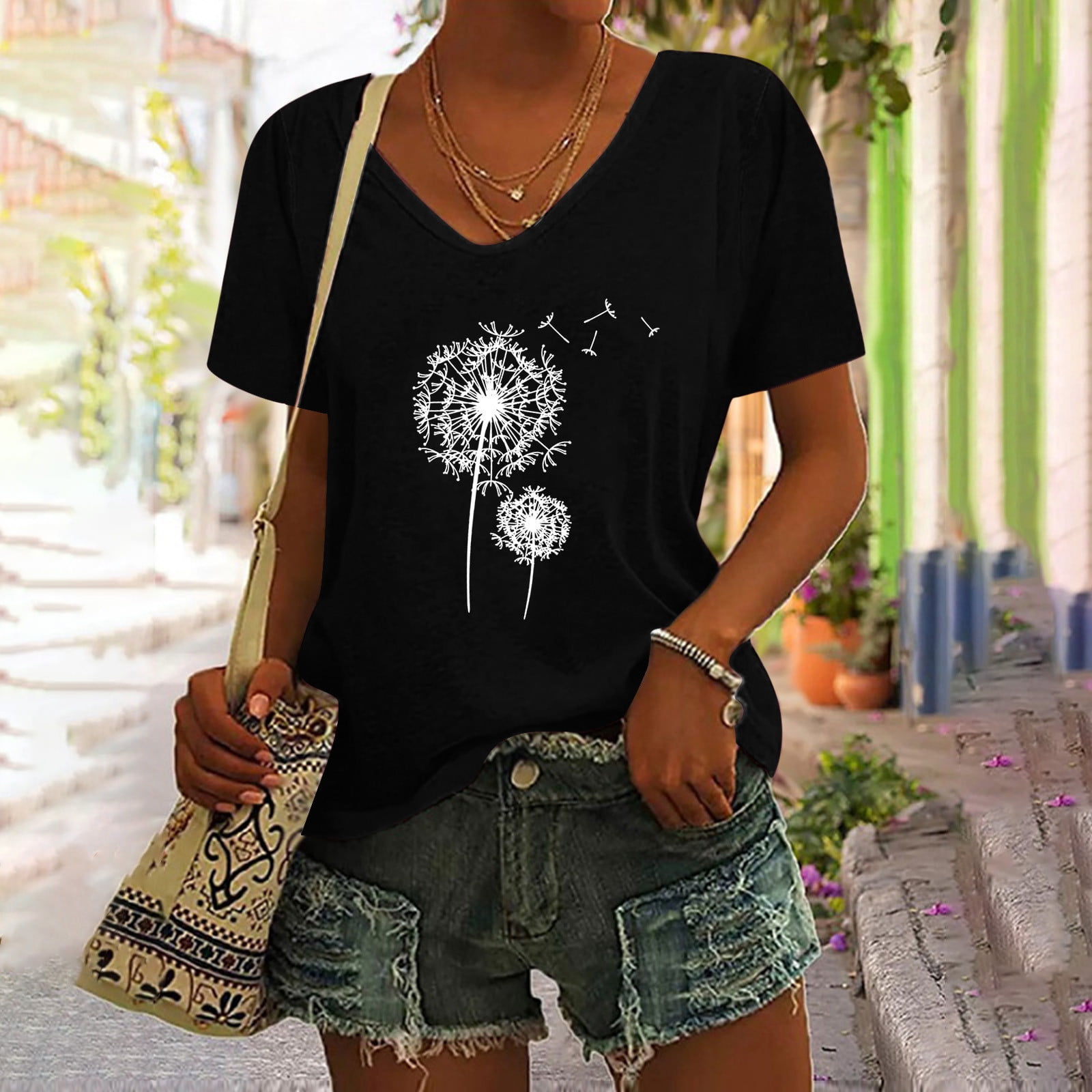 Beach Shirts for Women Hawaiian Graphic Tees Summer Vacation Vintage