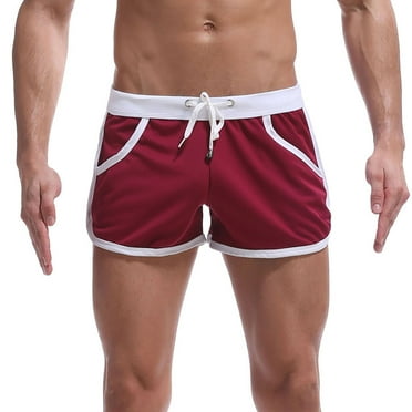 Beach Shorts for Men, Mens Big Tall Casual Summer Board Shorts Hawaii Solid Color Quick-dry Elastic Waisted Swim Trunks with Pockets Summer Shorts Saving Clearance