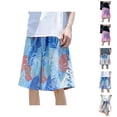 thumbnail image 1 of Beach Shorts for Men 2026 Summer Casual Floral Printed Lightweight Loose Fit Elastic Waist Wide Leg Shorts with Pockets, 1 of 4