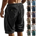 thumbnail image 1 of Beach Shorts for Men Drawstring Fashion Vacation Cruise Clothes Cute Quick Dry Summer Outfit Cotton Funny Resort Wear Black XL, 1 of 4
