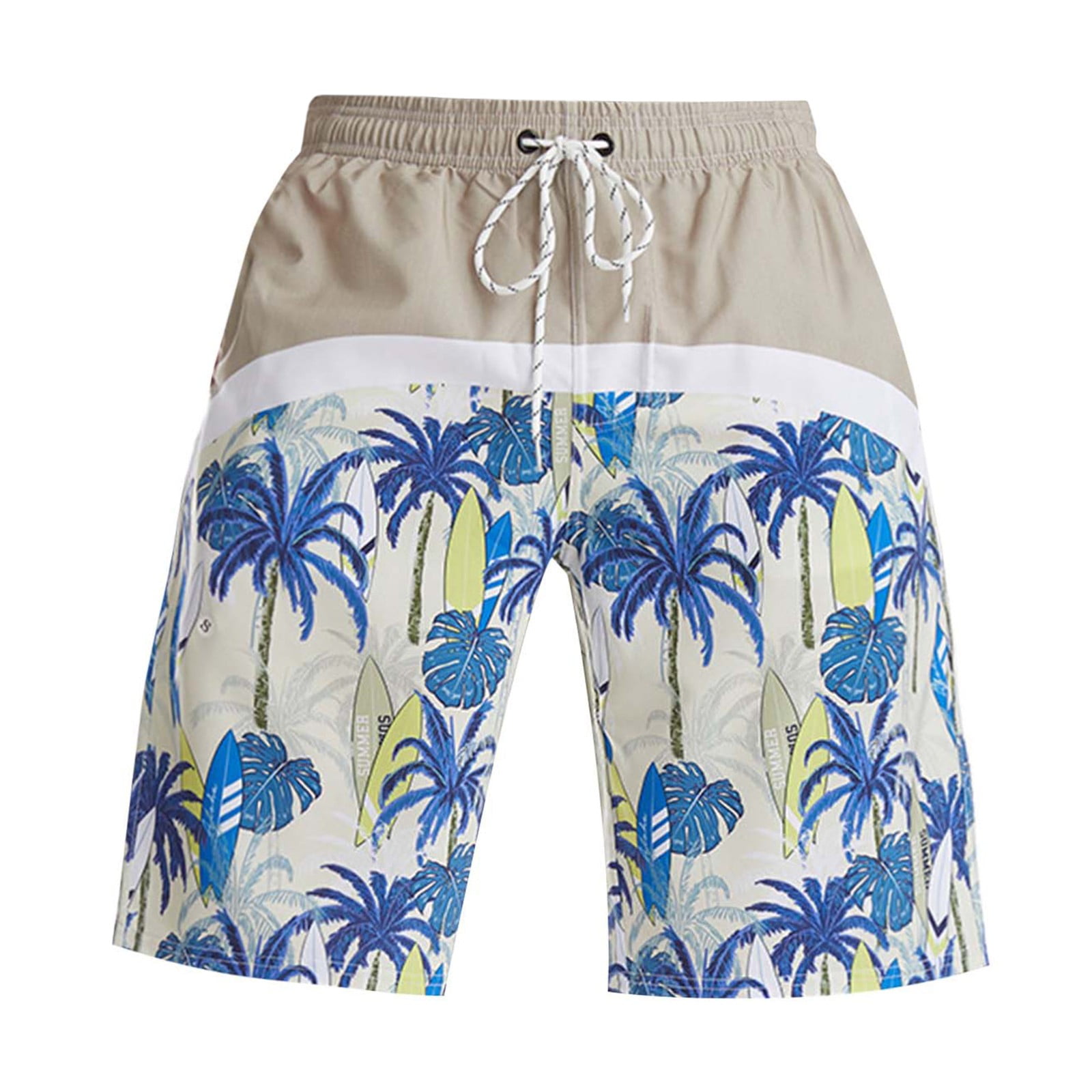 Beach Shorts for Men Loose Surfing Stripe Pattern Fashion Casual ...