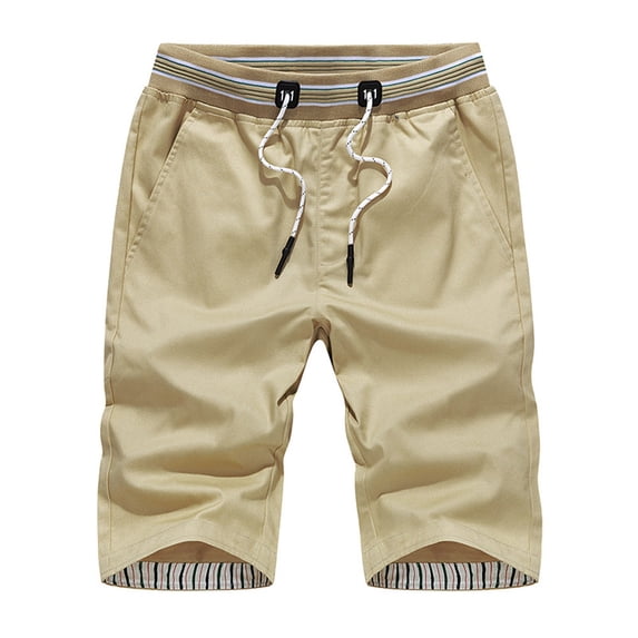 Beach Shorts for Men Swim Trunks Quick Dry Bathing Suit Drawstring Surfing Swimming Men's Swim Trunks Khaki XXXL