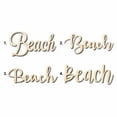 thumbnail image 1 of Beach Sign Unfinished Wood Cutout Home Decor DIY Option 1- 30" Wide / 1/2", 1 of 3