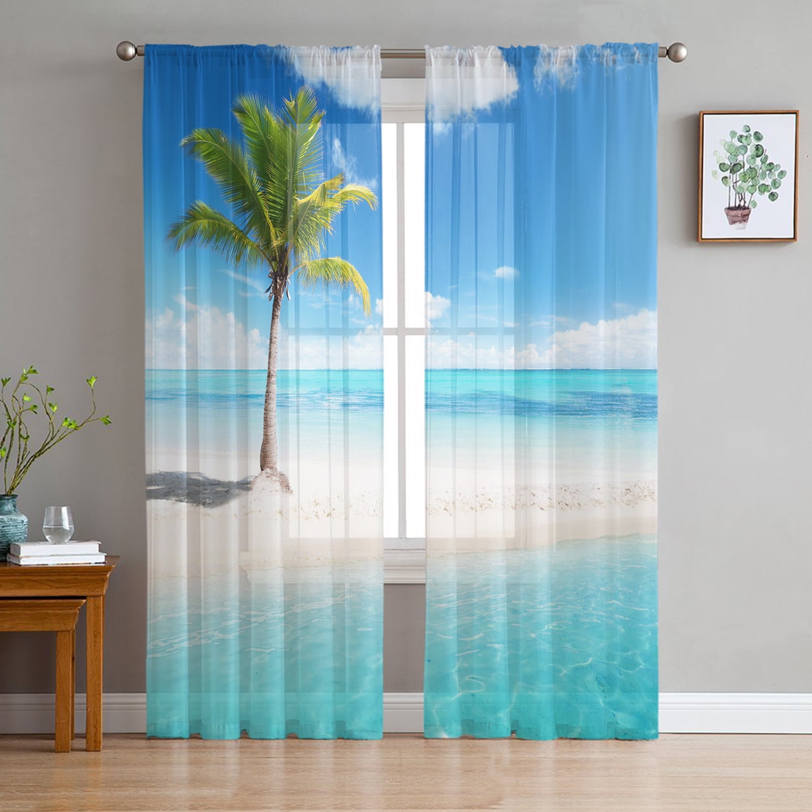 Best HD Pictures about  Beach Curtains For Bedroom  with No AI Images