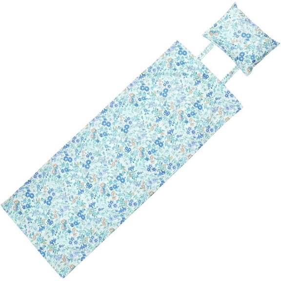 Beach Sling Chair Replacement Canvas 55.5x17 Inch Chair Cloth Lounge Chair Fabric Reclining Sling Replacement with Pillow DIY
