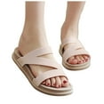 thumbnail image 1 of Beach Slip on Sandals for Women 2025 Waterproof Summer Pool Slides Wide Width Walking Slippers Indoor Outdoor, 1 of 7