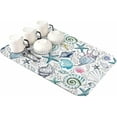 thumbnail image 1 of Beach Starfish Dish Drying Mat for Kitchen Counter, Super Absorbent Quick Dry Coffee Bar Mat Pad Thin Diatomaceous Sink Mat Non Slip Dish Drainer Mat 23.5x15.5 Nautical Seashell Coastal Ocean Colorful, 1 of 6