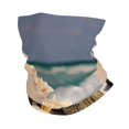 Beach Starfish Seashells Print Polyester Neck Gaiter Bandana Face Mask
