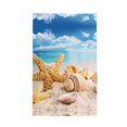 Beach Starfish Shell Kitchen Towels Absorbent Quick Drying Dish