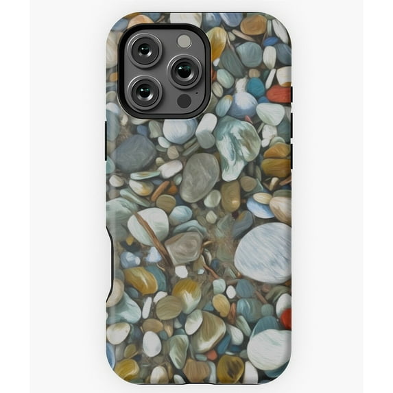 Beach Stones and Pebbles Phone Case for iPhone 16 15 14 13 12 11 Pro Max