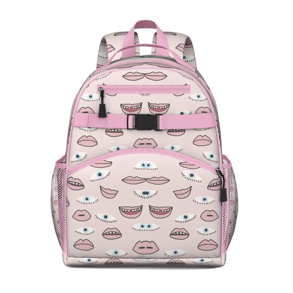 Beach Student Toddler Backpack Adjustable Padded Straps Chest Buckle Large Capacity Durable Bookbag