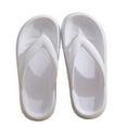 thumbnail image 1 of Beach Summer Casual Flip Flop Sandals for Women and Men Non Slip Quick Drying Shower Slippers Couples Outside Wear Flip-flops Clip Toe Outdoor EVA Casual Flat Sandals Soft Indoor Bathroom Shoes 10, 1 of 6