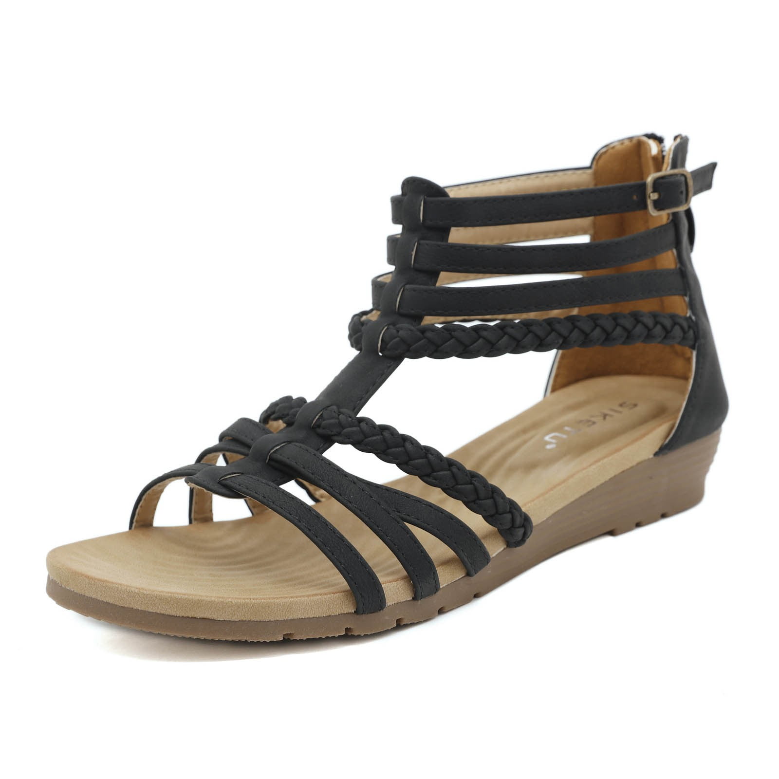Beach Summer Wedge Sandals for Women Trendy Gladiator Spring Casual