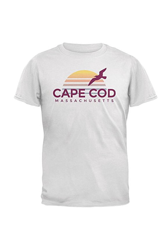 Beach Sun Cape Cod Massachusetts Mens T Shirt White SM
