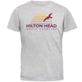thumbnail image 1 of Beach Sun Hilton Head South Carolina Mens T Shirt Light Heather Grey LG, 1 of 1