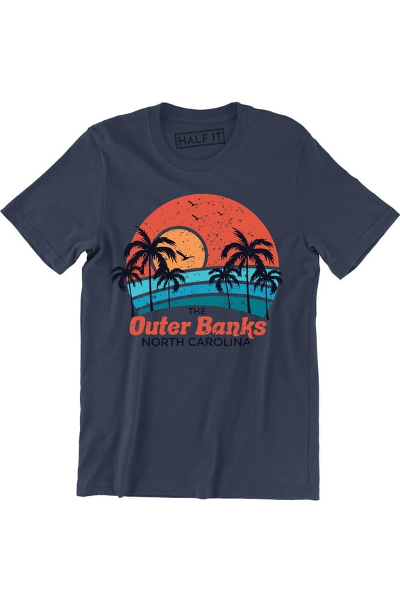 Beach Sun The Outer Banks North Carolina - Summer Vacation Men's T-Shirt