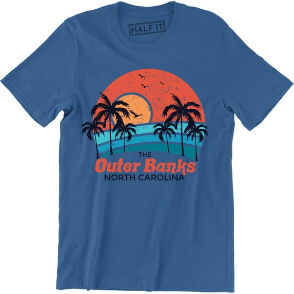 Beach Sun The Outer Banks North Carolina - Summer Vacation Men's T-Shirt