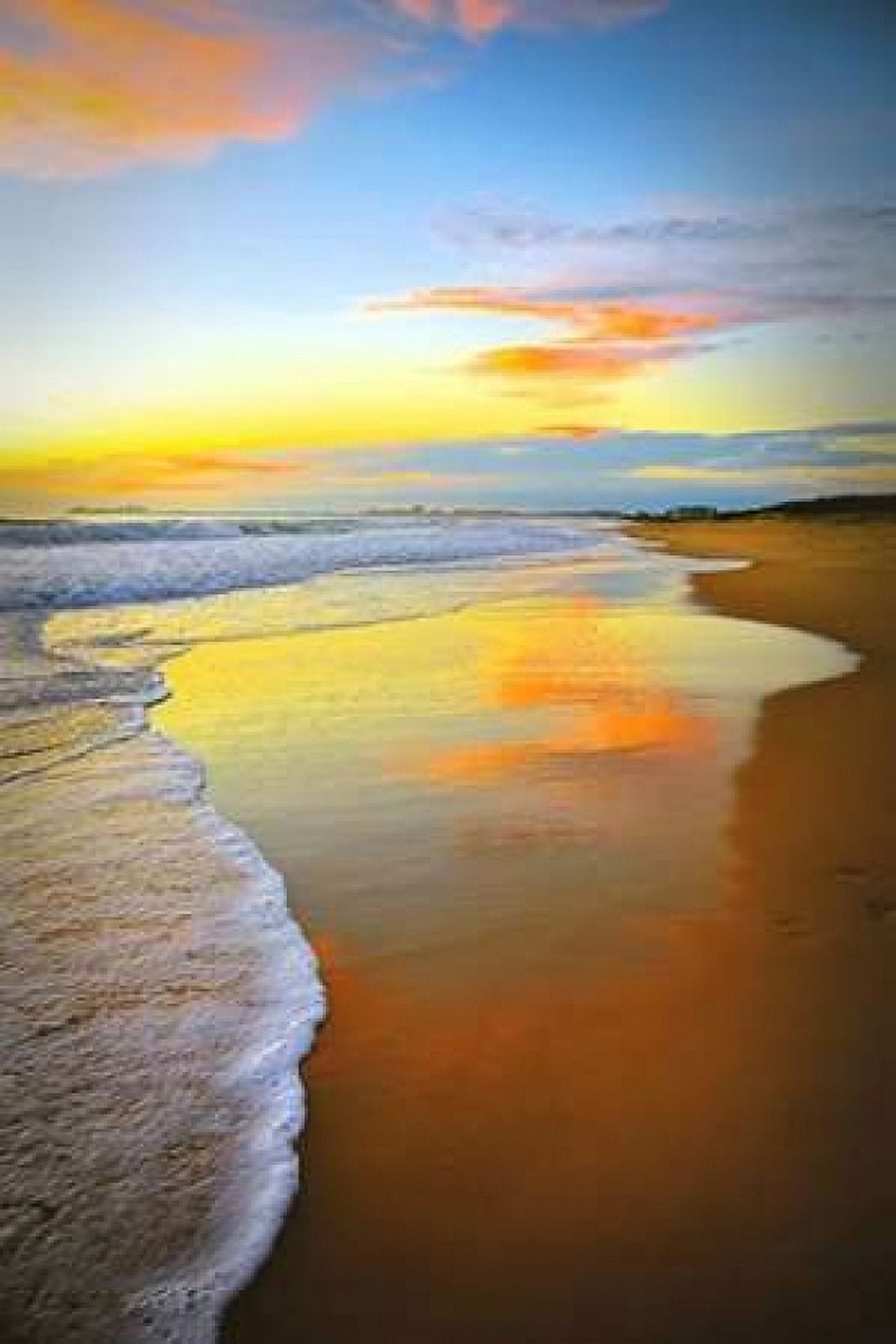 Beach Sunrise Canvas Art - Tracie Louise (12 x 18)