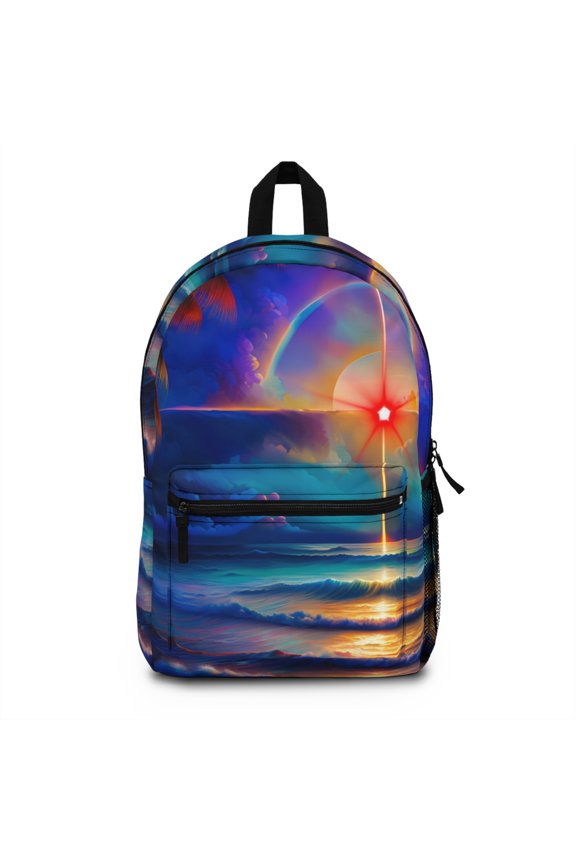 Beach Sunset Full Designs Backpack - Gift, full color, - Karibou USA