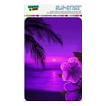 thumbnail image 1 of Beach Sunset Hibiscus Flower Hawaiian Purple Home Business Office Sign, 1 of 6
