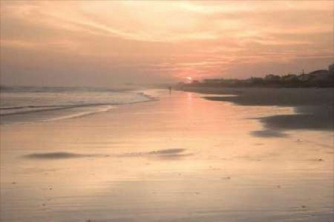 Beach Sunset I Canvas Art - Alan Hausenflock (24 x 36)