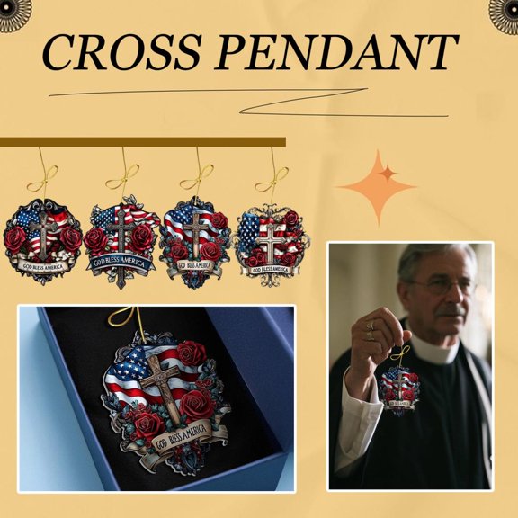 Beach Sunset Suncatcher Ornament Acrylic Window Decoration - Creative Light Craft Pendant With 2D Flat Design, Colorful Cross Pattern - Home Decor Hanging For Living Room,