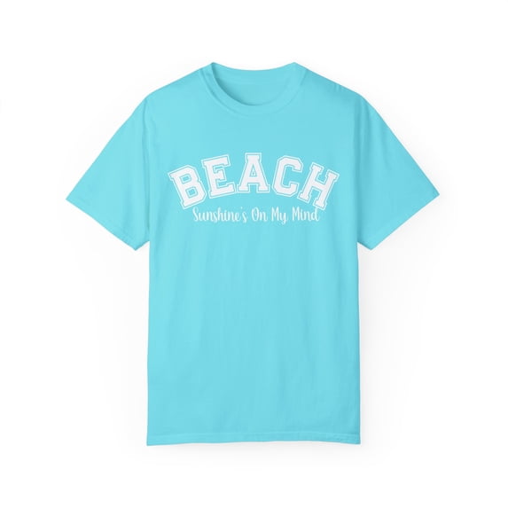 Beach Sunshine, Comfort Colors Unisex Cotton Short Sleeve T-Shirt, S - 4XL