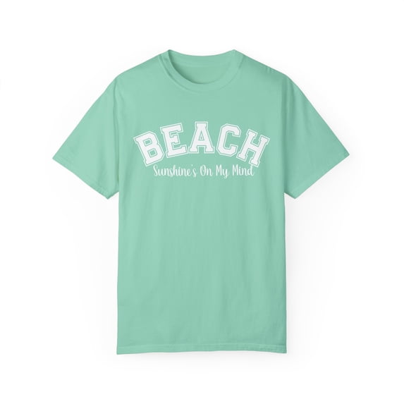 Beach Sunshine, Comfort Colors Unisex Cotton Short Sleeve T-Shirt, S - 4XL