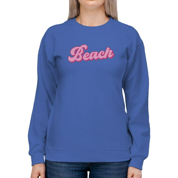 Beach Sweatshirt Women -Smartprints Designs, Female Small