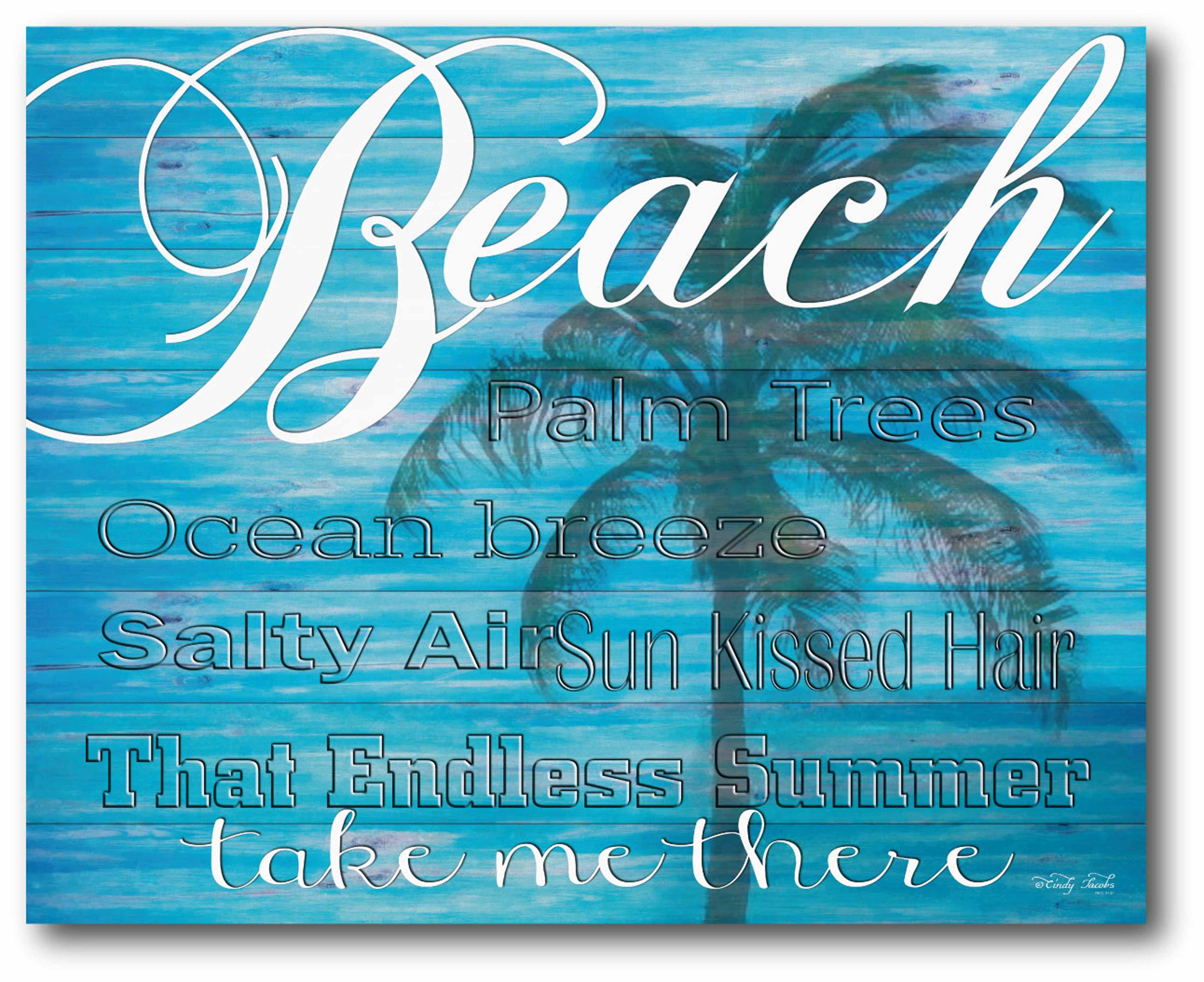 Beach - Take Me There Gallery-Wrapped Canvas Wall Art, 16x20